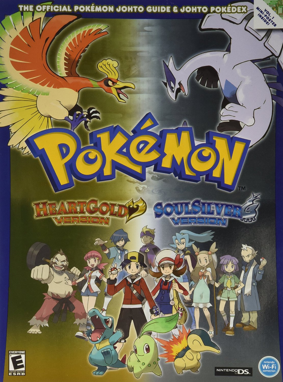 Pokemon HeartGold SoulSilver Pokedex Kanto Guide Official Nintendo DS w/  Poster